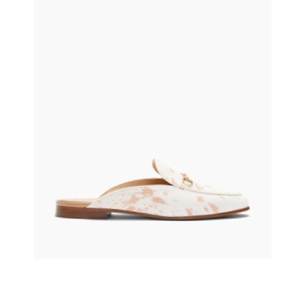 Sam Edelman Linnie flat — s 9 - horsehair with gold buckle across the top